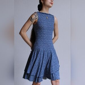 Ralph Lauren Cotton Nautical Sleeveless Dress